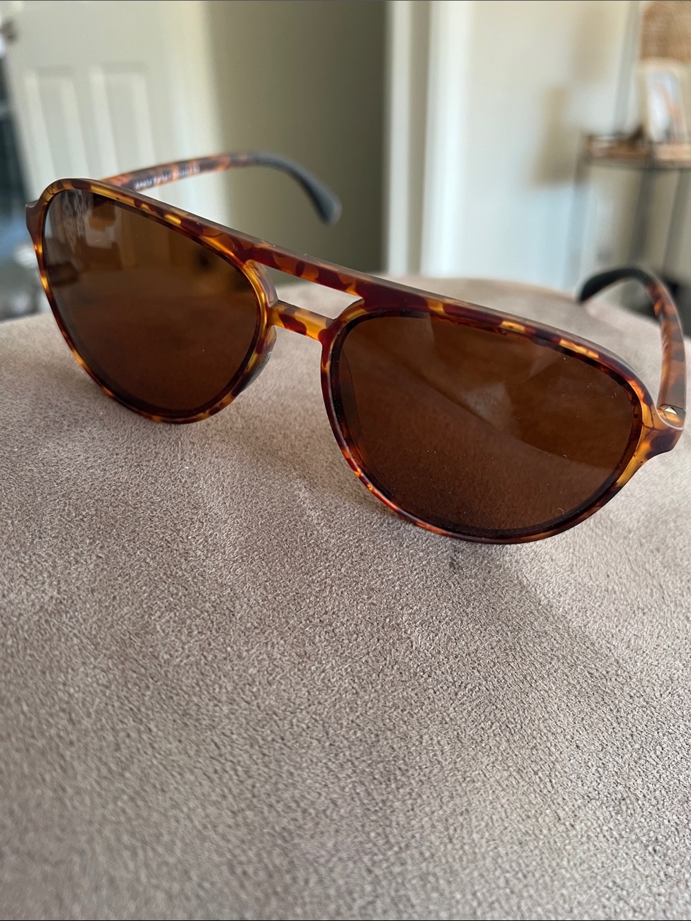 Goodr Tortoise Shell Sunglasses - Brown Lenses Amelia Earhart ghosted me